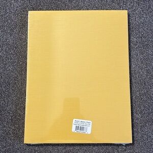 Bazzill Basics Paper Canvas Texture 8.5x11 Color Yukon Gold 4-433 Cardstock NWT